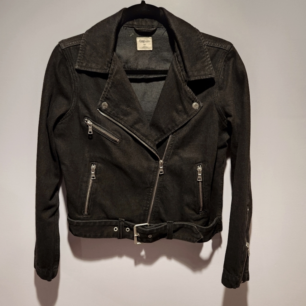 Gap Denim Motorcycle Jacket